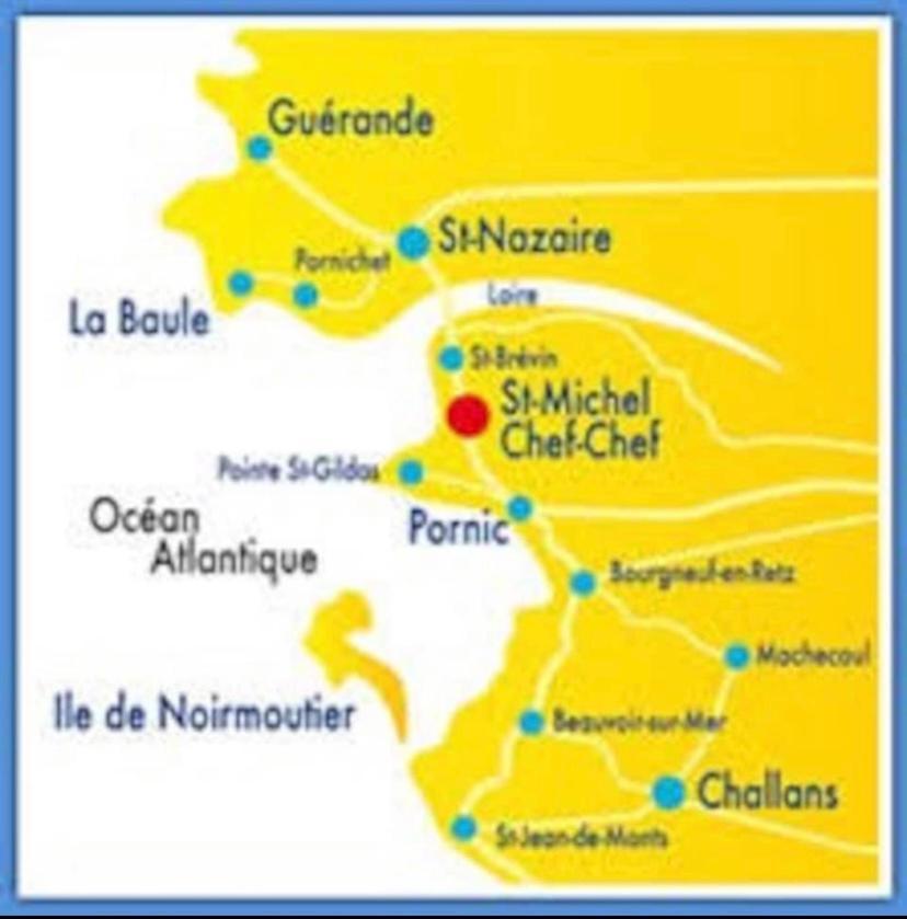 Villa Chez Karine Et Rodolphe à Saint-Michel-Chef-Chef Extérieur photo